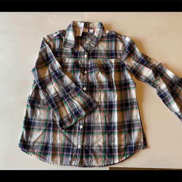 GAP Other - NWT Gap kids plaid shirt with bell sleeves